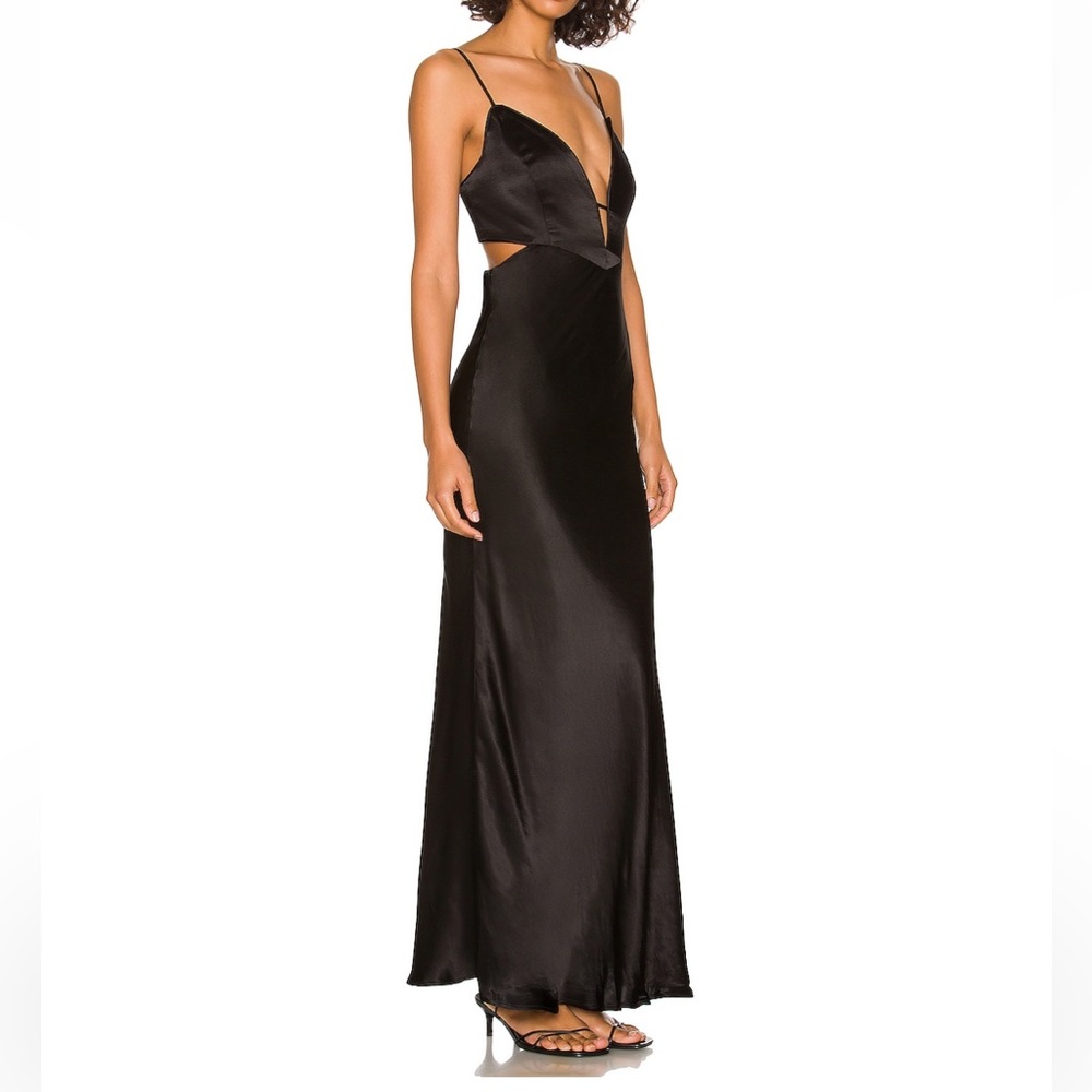 Karlotta slip dress black small worn once